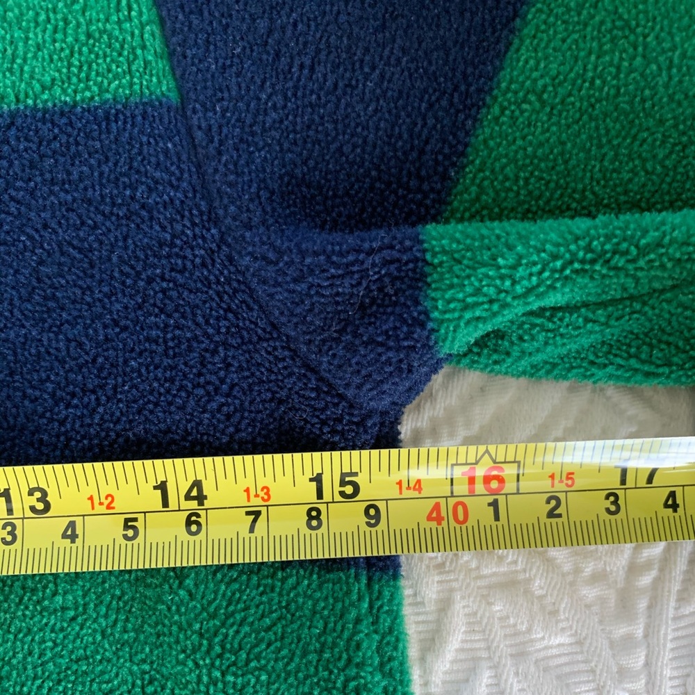 Children’s Place Set Boys S (5/6) Blue Green Stripes Fleece Top Pants - Picture 10 of 16